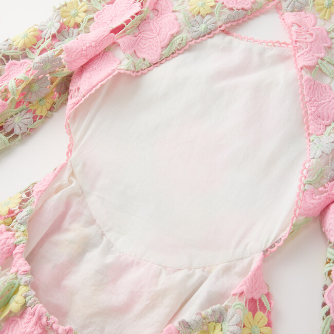 Estella Embroidered Mini Dress, Floral - Dresses - 8