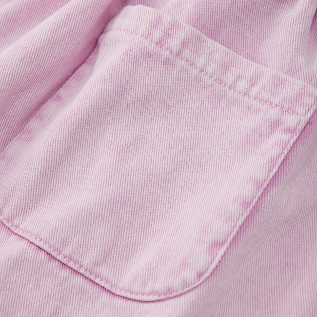 Catalina Denim Mini Dress, Pink - Dresses - 6