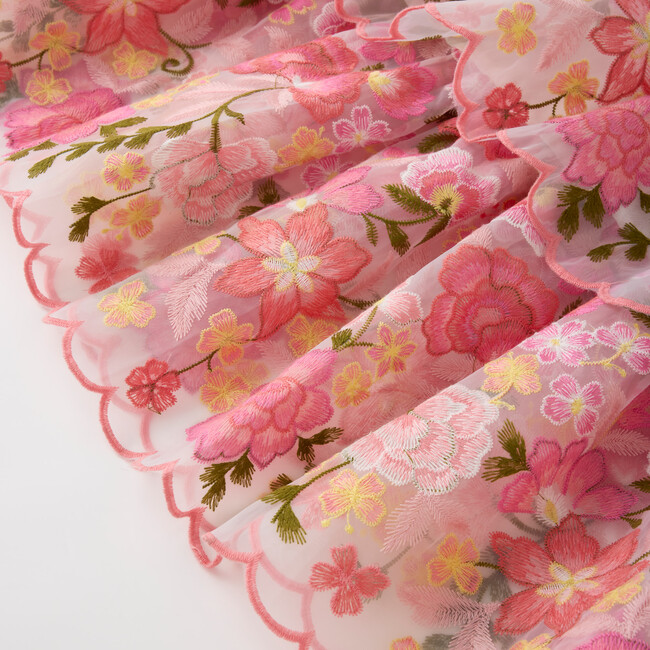 Avery Embroidered Maxi Dress, Floral - Dresses - 5