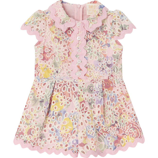Alanna Embroidered Romper (Baby), Multi