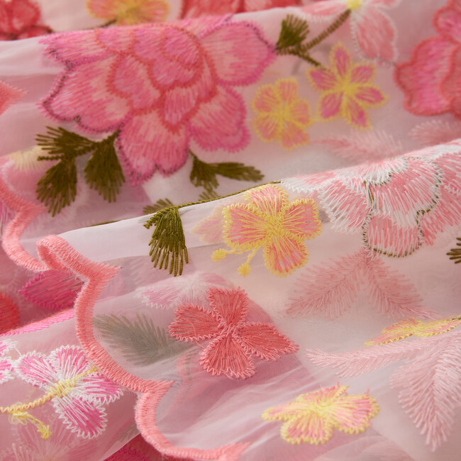 Avery Embroidered Maxi Dress, Floral - Dresses - 6