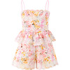 Alessia Cotton Embroidered Romper, Floral - Rompers - 1 - thumbnail