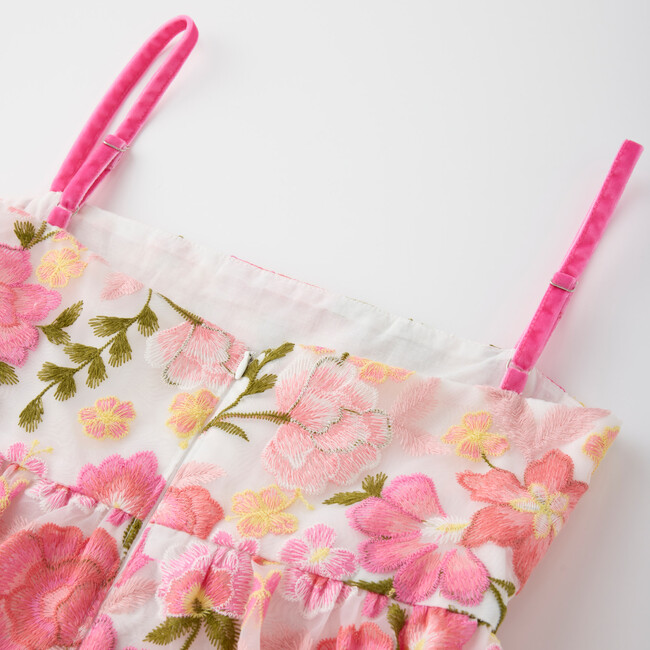 Avery Embroidered Maxi Dress, Floral - Dresses - 7