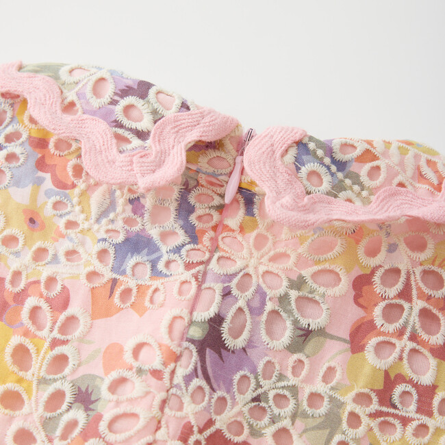 Alanna Embroidered Romper, Multi - Rompers - 7