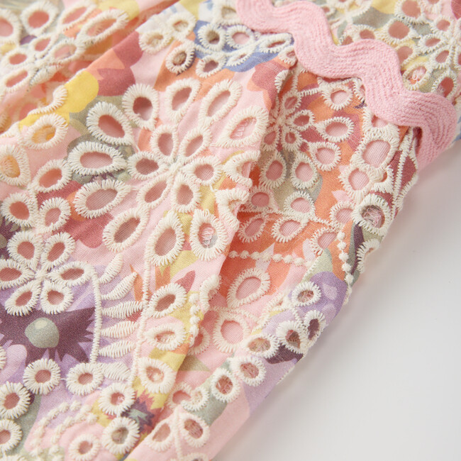 Alanna Embroidered Romper, Multi - Rompers - 8