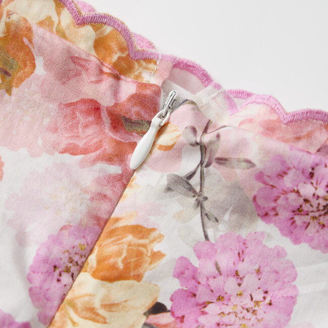 Alessia Cotton Mini Skirt, Floral - Skirts - 6