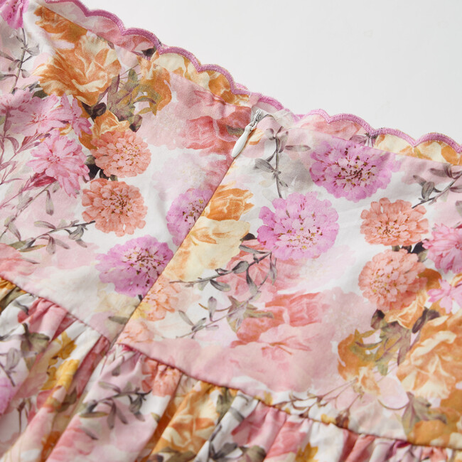 Alessia Cotton Mini Skirt, Floral - Skirts - 7