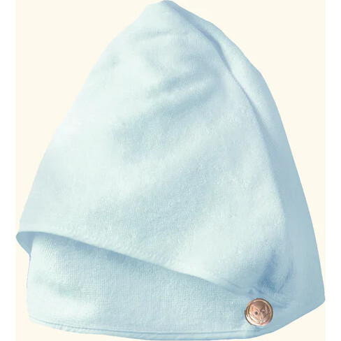 Blue Towel Hair Wrap