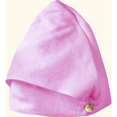 Pink Towel Hair Wrap
