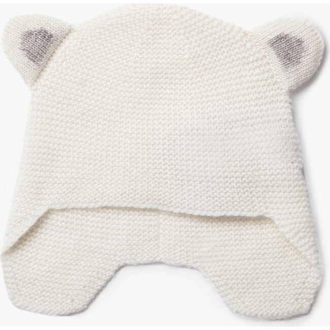 Newborn Teddy Hat, Winter White