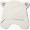 Newborn Teddy Hat, Winter White - Hats - 1 - thumbnail