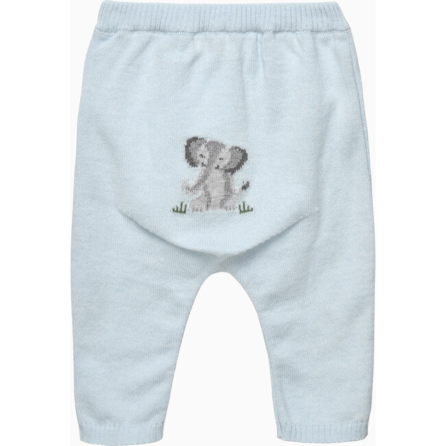 Elephant Leggings, Pale Blue