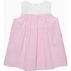 Petal Bib Pinafore Duck Dressbright, Pink Stripe - Dresses - 2