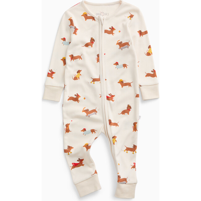 Sausage Dog Two Way Zip-Up Romper