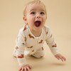 Sausage Dog Two Way Zip-Up Sleepsuit - Footie Pajamas - 2