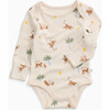 Monkey Long Sleeve Bodysuit - Onesies - 1 - thumbnail