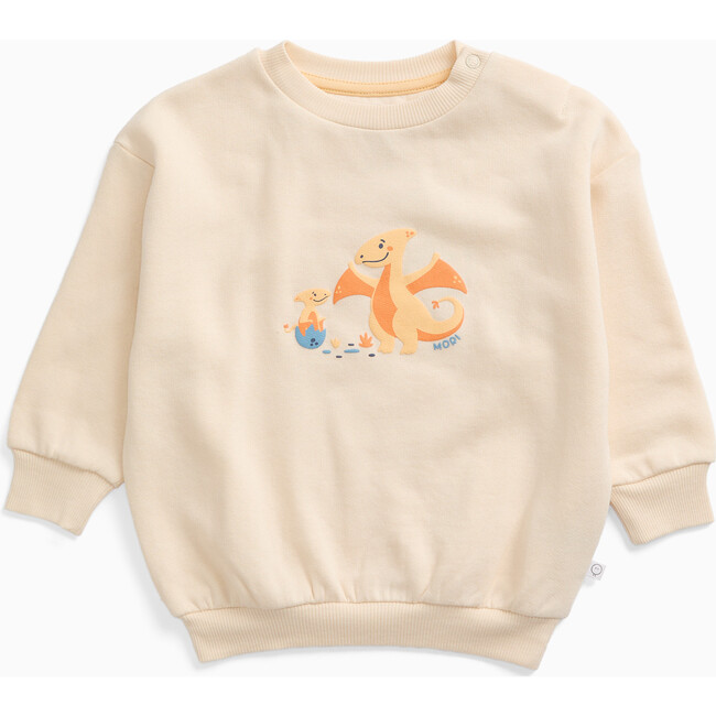 Pterodactyl Dino Placement Print Sweatshirt