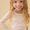 Ribbed Zebra Pajama Set - Pajamas - 3
