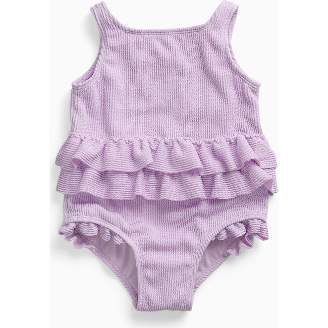 Frill Swimsuit, Purple