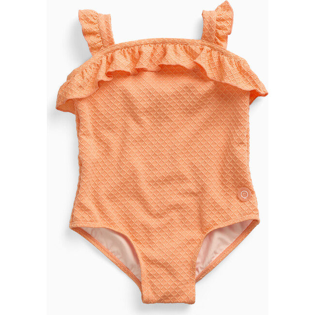 Frill Swimsuit, Orange