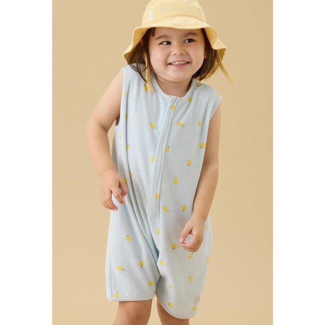 Lemon Print Towelling Romper