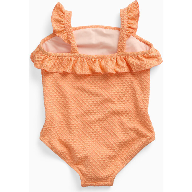 Frill Swimsuit, Orange - One Pieces - 4