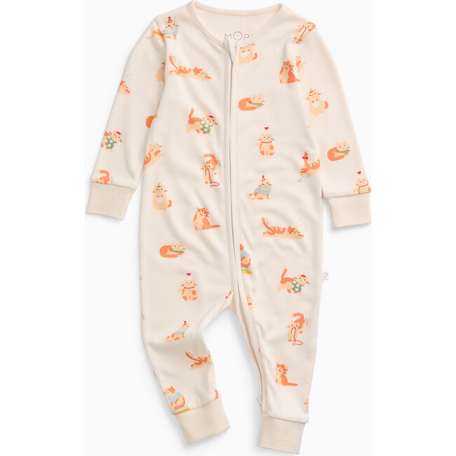 Cats Two Way Zip-Up Romper