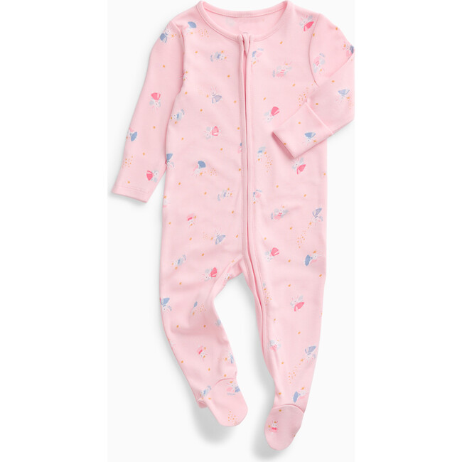 Bunny Two Way Zip Up Sleepsuit