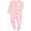 Bunny Two Way Zip Up Sleepsuit - Footie Pajamas - 1 - thumbnail