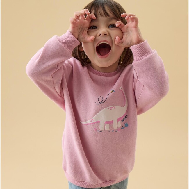 Brachiosaurus Dino Placement Print Sweatshirt