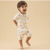 Cat Summer Zip Up Sleepsuit - Footie Pajamas - 2