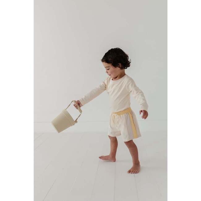 Boy's Colorblock Swim Shorts Aqua Grey - Swim Trunks - 3