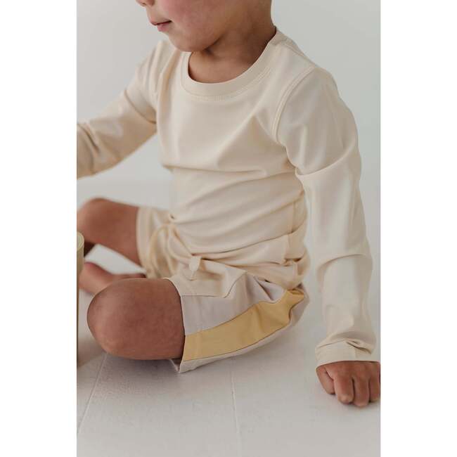 Boy's Colorblock Swim Shorts Aqua Grey - Swim Trunks - 8