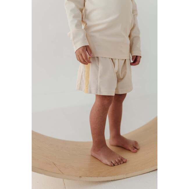 Boy's Colorblock Swim Shorts Aqua Grey - Swim Trunks - 10