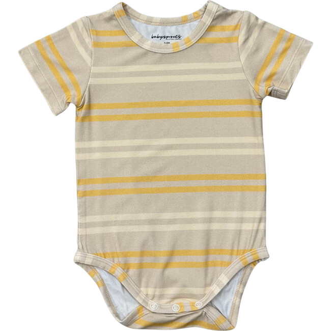 Baby Short Sleeve Bodysuit Multi Stripe
