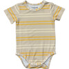 Baby Short Sleeve Bodysuit Multi Stripe - Onesies - 1 - thumbnail