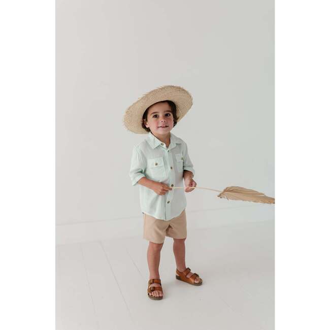 Boy's Dressy Shorts Khaki - Shorts - 7