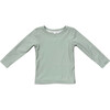 Long Sleeve Rash Guard Swim Shirt Aqua Grey - Rash Guards - 1 - thumbnail