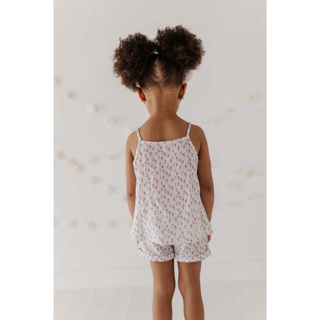 Girl's Gauze Tank & Short Set Mini Daisy on Cream - Mixed Apparel Set - 9