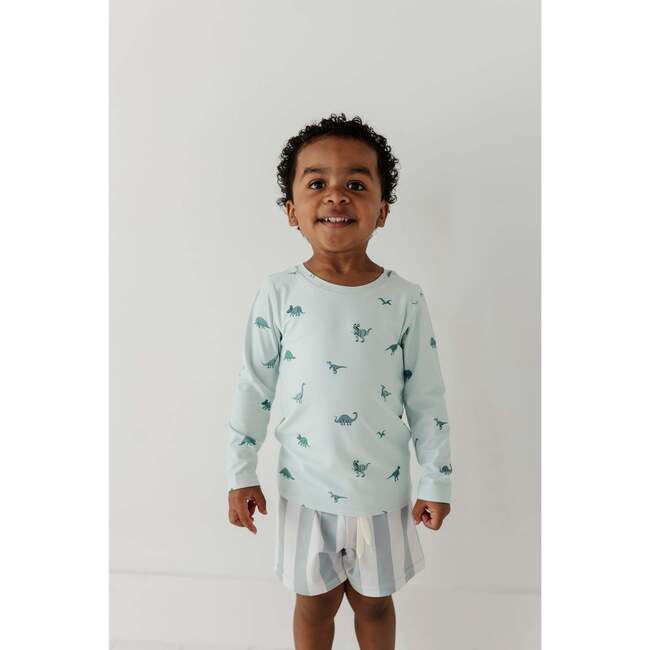 Long Sleeve Rash Guard Swim Shirt Dinosaur - Rash Guards - 3