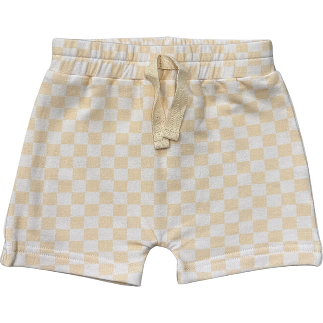 Harem Shorts Checkered in Rutabaga