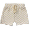 Harem Shorts Checkered in Rutabaga - Shorts - 1 - thumbnail