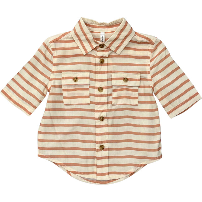 Boy's Utility Shirt Maple Stripe