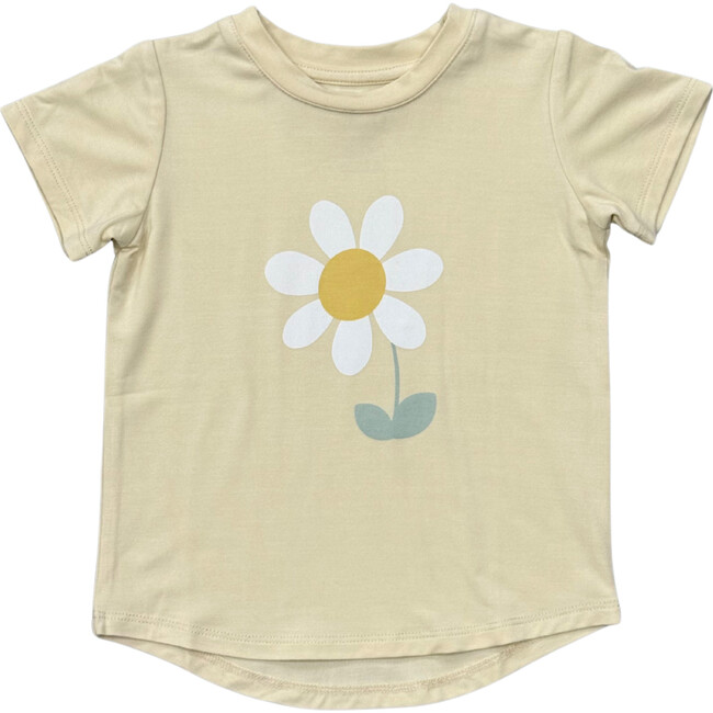 Girl's Short Sleeve Tee Golden Daisy