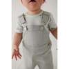 Cotton Overalls Set Aqua Grey/Dinosaur - Mixed Apparel Set - 2