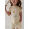 Girl's Short Sleeve Tee Golden Daisy - T-Shirts - 3