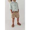 Boy's Utility Shirt Maple Stripe - Button Downs - 7