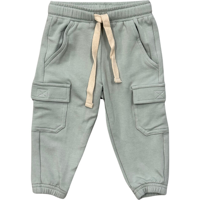 Boy's Cargo Pants Aqua Grey