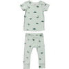 Short Sleeve Lounge Set Dinosaur - Mixed Apparel Set - 1 - thumbnail