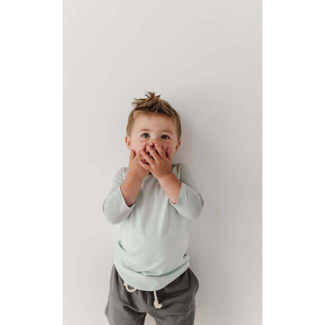 3/4 Sleeve Baseball Tee Beige